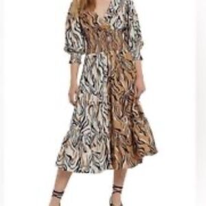 River Island Ethnic Artizan Midi Dress